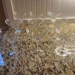 MARGARITA GLASSES SET OF 9. NEW! OUTDOOR/SHATTERPROOF. 16 OZ. CAPACITY